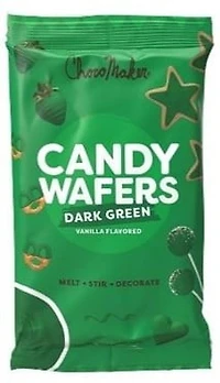 Dark Green Candy Wafers