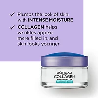 L'Oreal Paris Anti Aging Face Moisturizer Day Cream with Collagen, Fragrance Free, 50mL