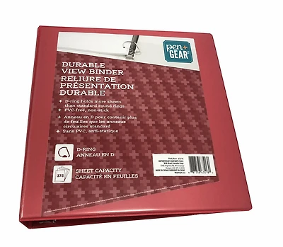 PEN+GEAR 3.8CM RELIURE DE PRÉSENTATION DURABLE Rose