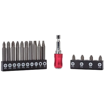 Coffret de 15 accessoires pour outils électroportatifs à connexion rapide BLACK+DECKER
