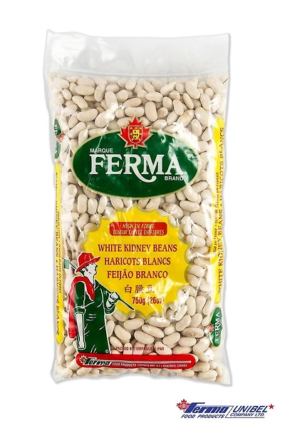 Haricots blancs Ferma vendre la quantité 750g