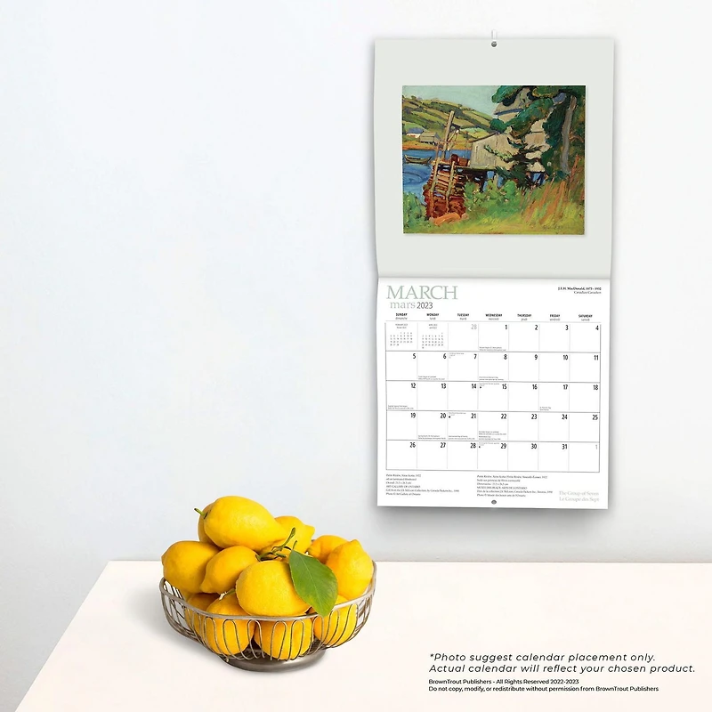 The Group of Seven AGO | 2023 12x24 Inch Square Wall Calendar