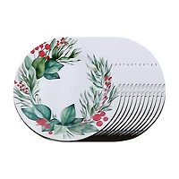 Printed Charger Plate (Wreath) (13") - Set of 12