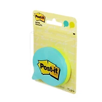 Post-it® Notes, 7350-BLB, thought bubble-shaped, light blue, green, 2.6 in x 2.6 in (66 mm x 66 mm), 2 per pack