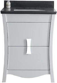 Imaginations Américaines pouces W Vanity Set Blanc