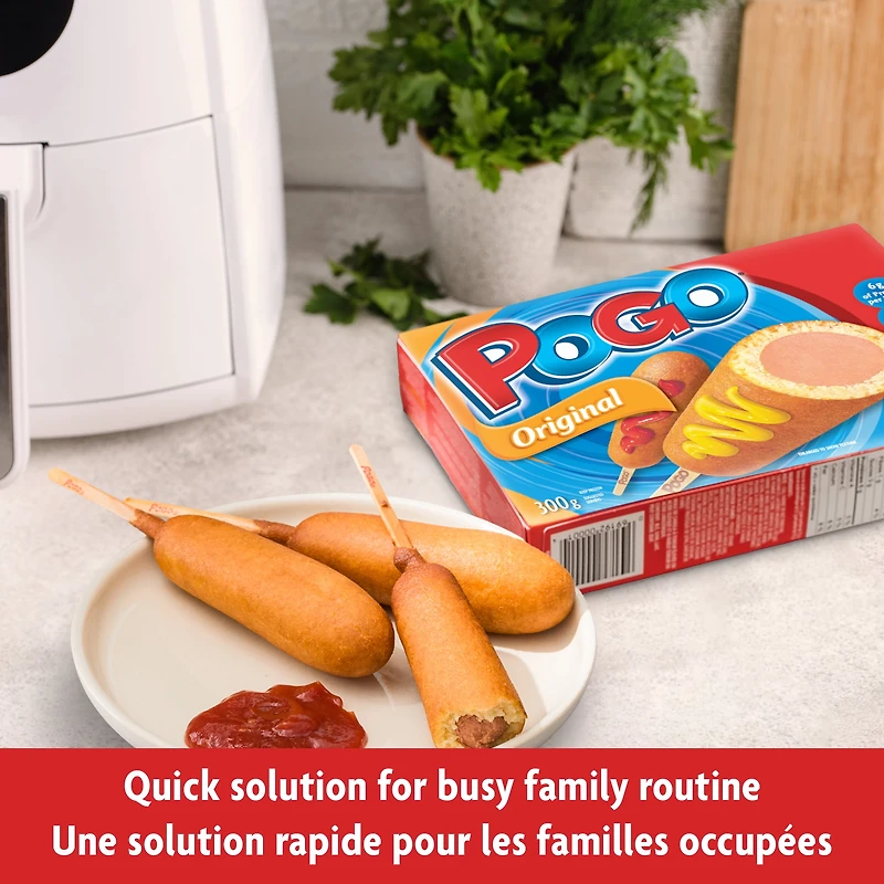 Saucisses tout bœuf sur bâtonnet POGO®, emb. de 8, 600 grammes, Aliments préparés au Québec 600g