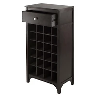Winsome Ancona 3-Piece Wine Cabinet Modular Set in Espresso Finish - 92367