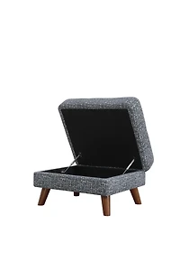 Topline Home Furnishings Pouf à rangement