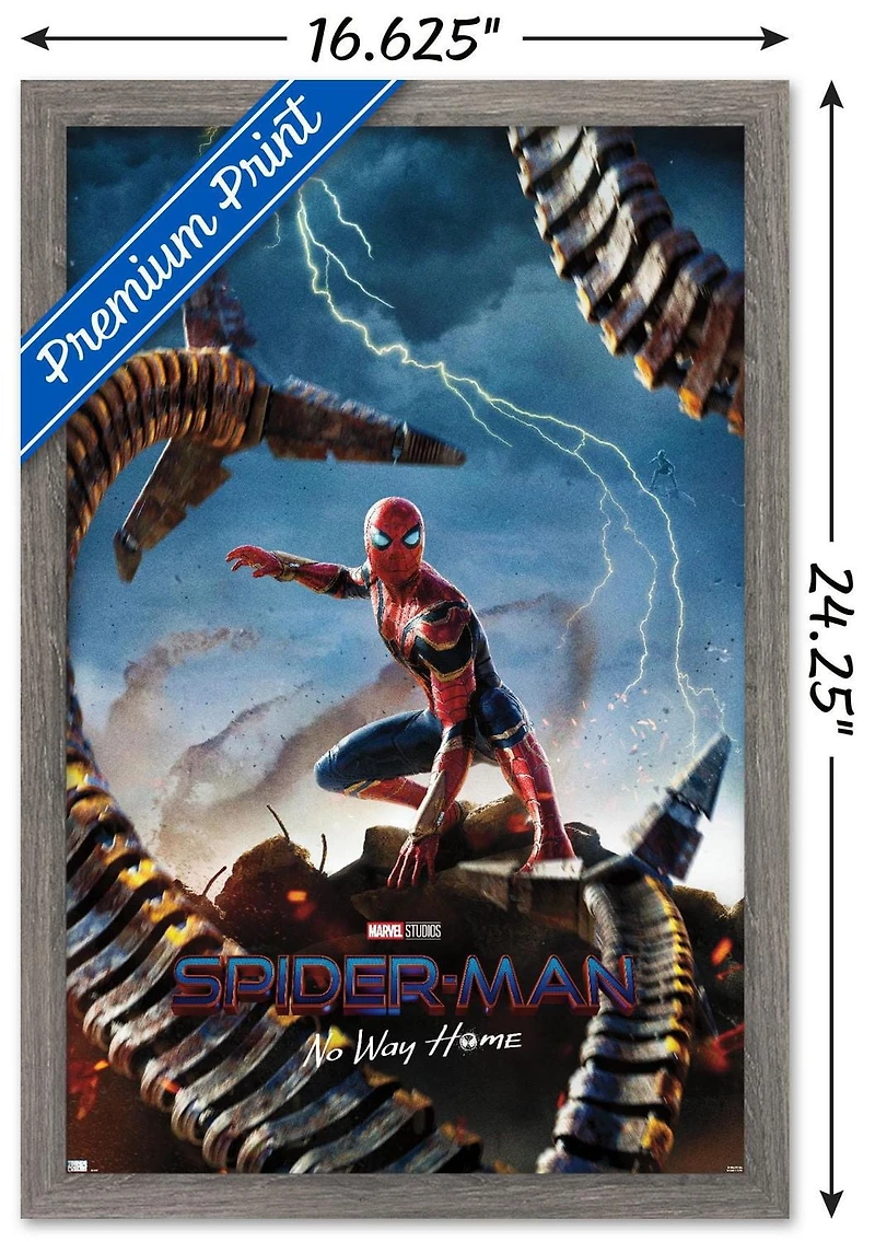 Marvel Spider-Man: No Way Home - Teaser Wall Poster, 22.375" x 34"