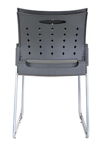 TygerClaw Mid Back Plastic Chair (4 Pack In One Order )