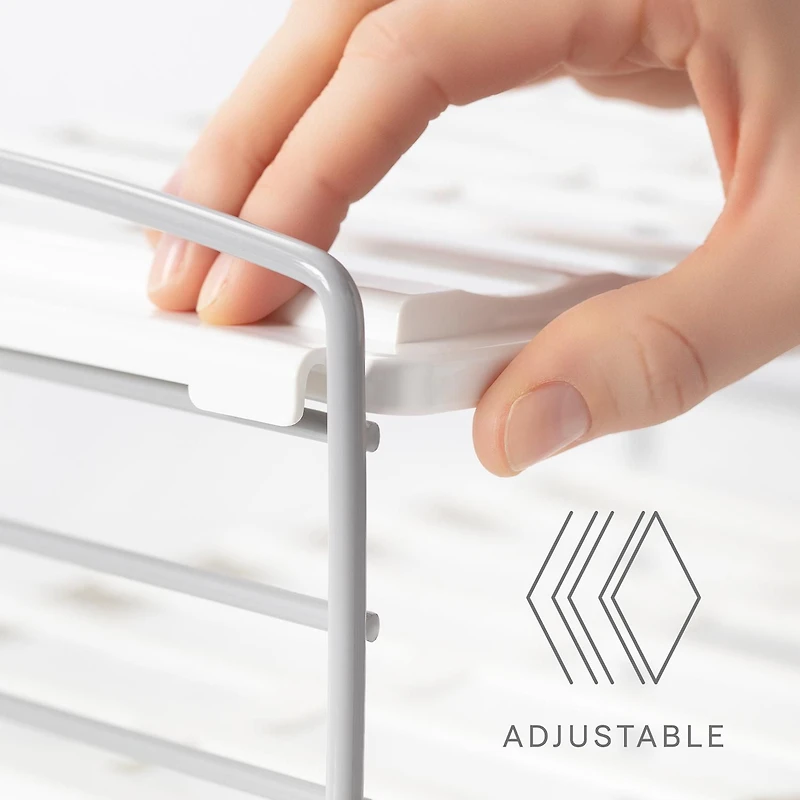 UpSpace Water Bottle Organizer, 3-Shelf Wide