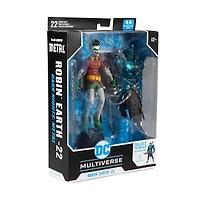 McFarlane Toys - DC Multiverse - Figurine Robin Earth-22 (Dark Nights : Metal) avec pièces pour la figurine "The Merciless"