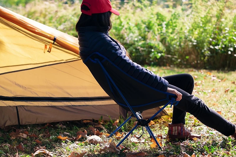 Ozark Trail Backpacking Camping Chair, Adult, Black