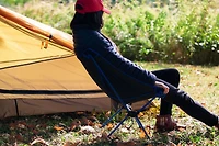 Ozark Trail Backpacking Camping Chair, Adult, Black