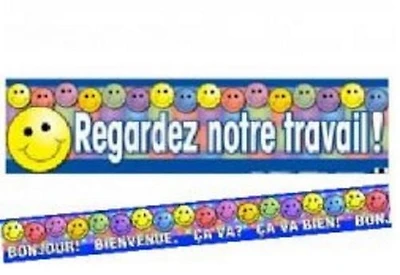 Bannière française et massicot