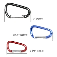 WorkPro Carabiner Set - 10 Piece, Not for climbing