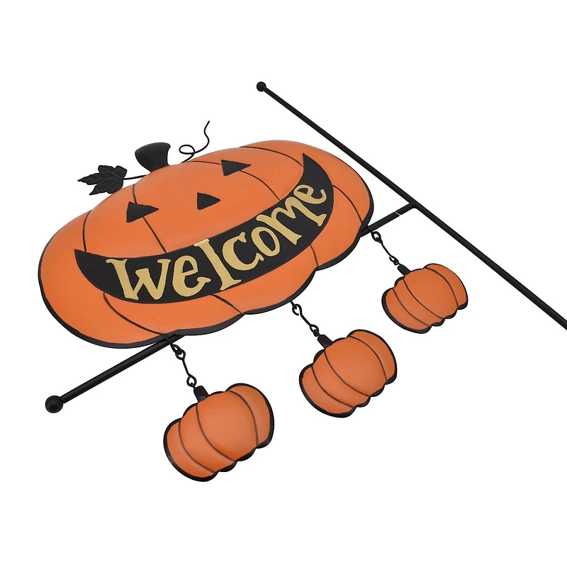 Piquet de jardin de conception de citrouille d'Halloween