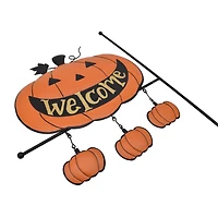 Piquet de jardin de conception de citrouille d'Halloween