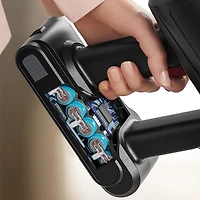 Aspirateur balai eufy Clean S11 Lite sans fil, poids de 3,5 lb (1,6 kg), avec une puissance d'aspiration de 75 AW, lumières LED et tête hyper-flexible pour une navigation facile.