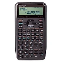 Sharp EL738XT Financial Calculator with Amortization and Cash Flow Analysis, 10-Digit 2-Line LCD for Business and Students