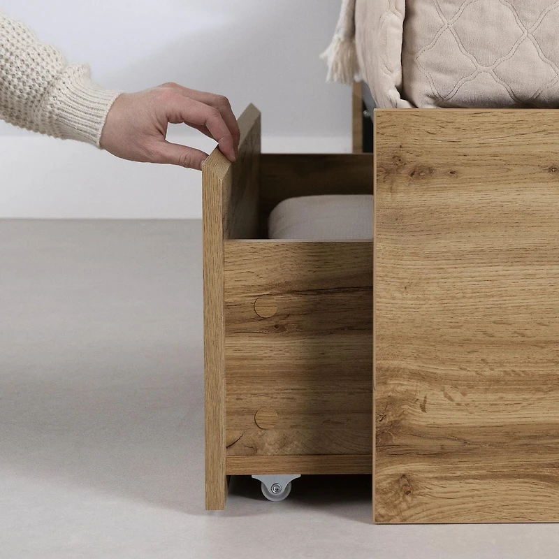 2-Drawer Complete Bed from the collection Musano South Shore