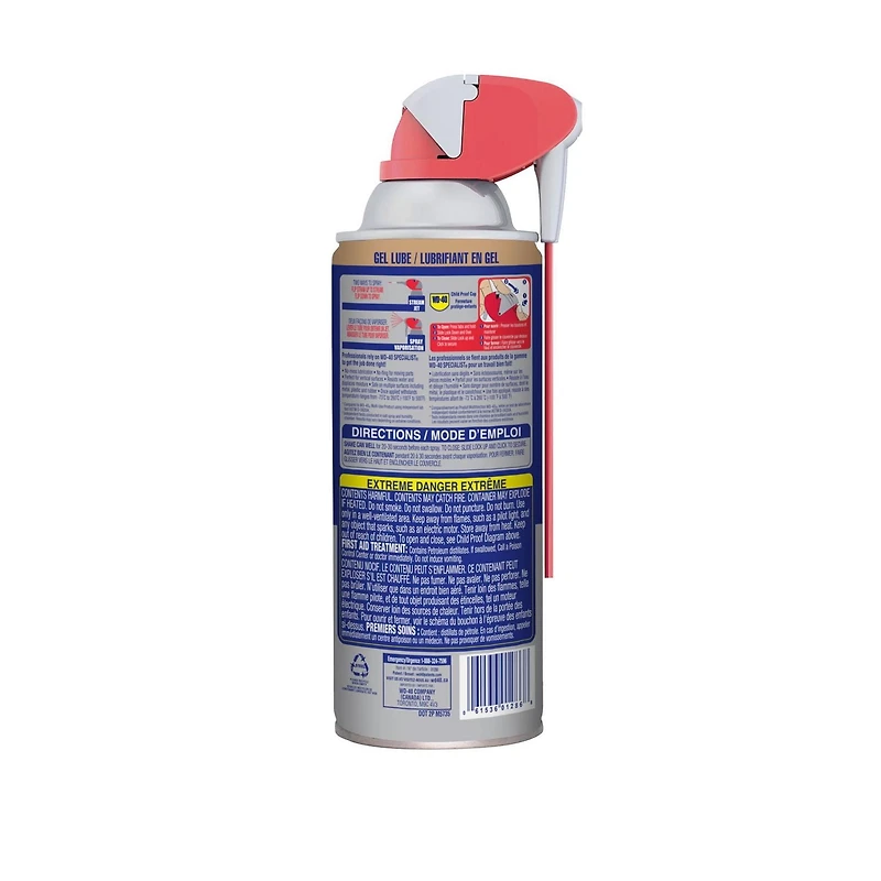 WD-40 Specialist Spray and Stay Gel Lubricant 283 gr, Prevents rust up to one year