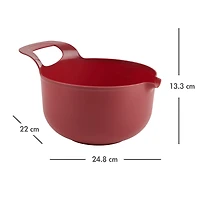 Way to Celebrate 3QT Mixing Bowl, Red