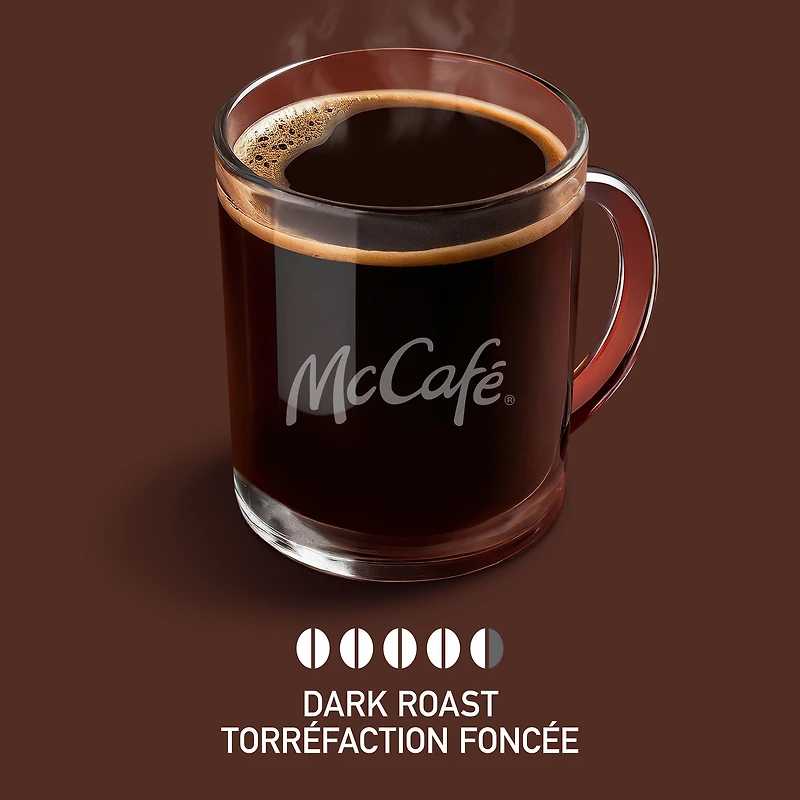 McCafé café glacé Noir classique, torréfaction foncée, capsules K-Cup. 10 unités