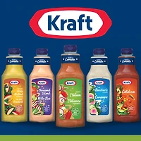 Vinaigrette Italienne Piquante, Bouteille KRAFT LIQUID DRESSING Zesty Italian