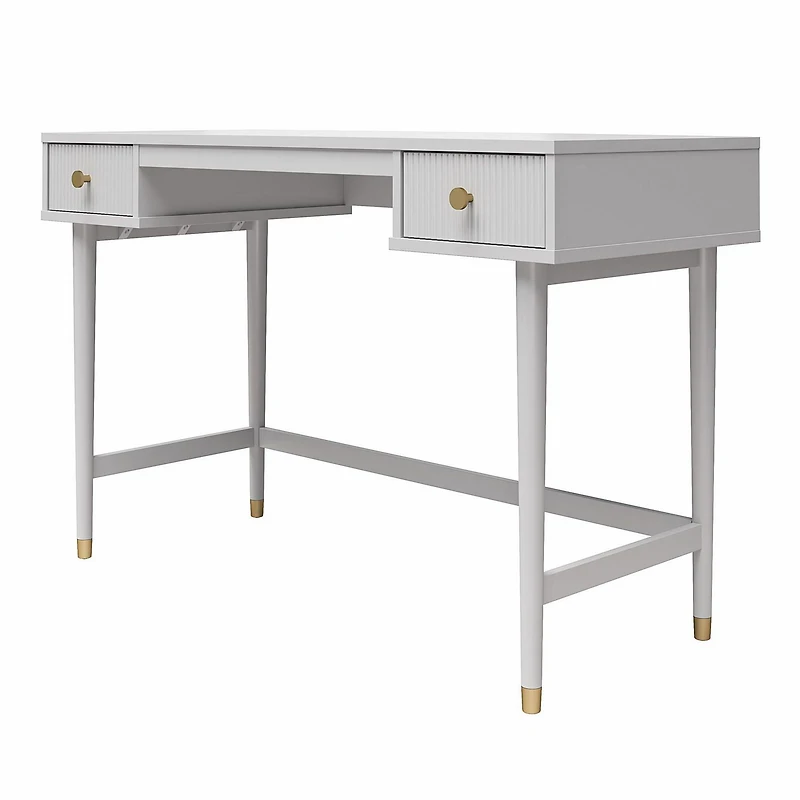 Bureau Elizabeth de CosmoLiving, gris colombe