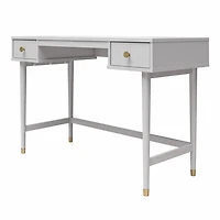 CosmoLiving by Cosmopolitan Elizabeth Desk, Dove Gray