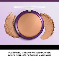 COVERGIRL - Simply Ageless Instant Wrinkle Blurring Pressed Powder, with hyaluronic acid & vitamin C - Mattifying, Hydrating Formula, 100% Cruelty-Free, Creamy pressed powder