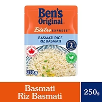 BEN'S ORIGINAL BISTRO EXPRESS riz basmati, riz à grains longs d'accompagnement, sachet de 250 g