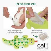 Catit Groovy Gecko, Motion Activated Cat Toy