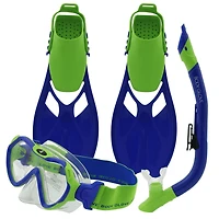 BODY GLOVE JUNIOR GRAPE SNORKEL SET, OPEN WATER SERIES