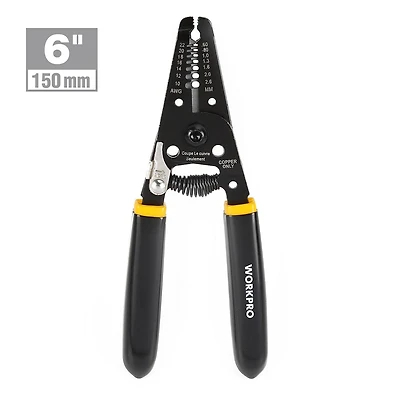 WorkPro Pince à dénuder 6 po