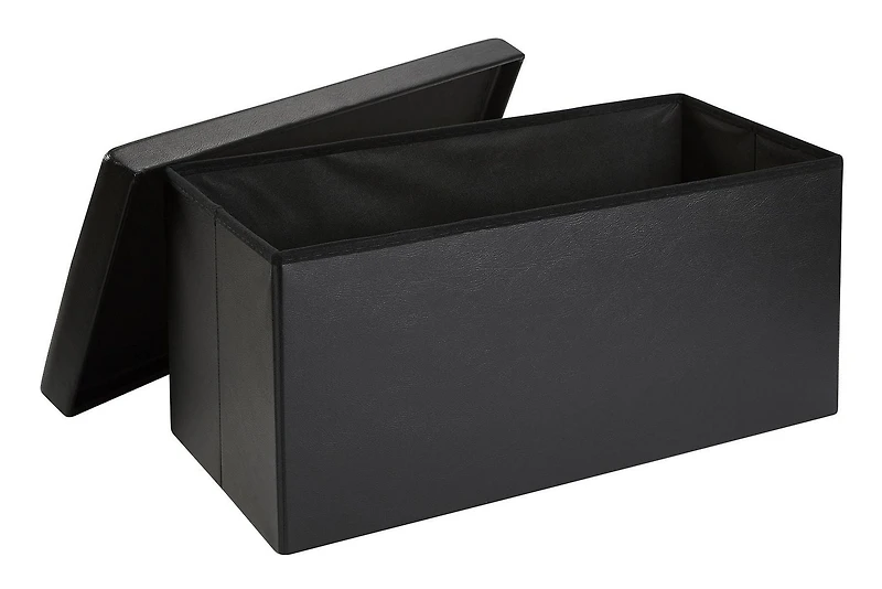 Hometrends Coffret de rangement pliant noir