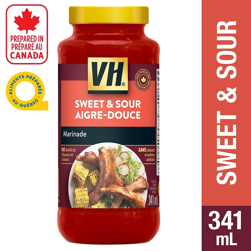 VH Gluten Free Sweet and Sour Marinade Sauce, 341 mL