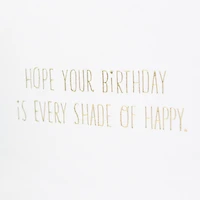 Hallmark Signature Birthday Greeting Card