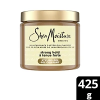 SheaMoisture Jamaican Black Castor Oil Strong Hold Hair Styling Gel With Flaxseed 425g, 425 g Hair Styling Gel