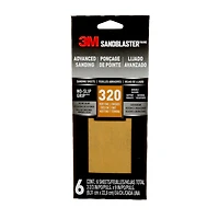 Feuilles abrasives avancées 11320-G-6 SandBlaster(MC) 3M(MC), avec NO-SLIP GRIP, grain 320