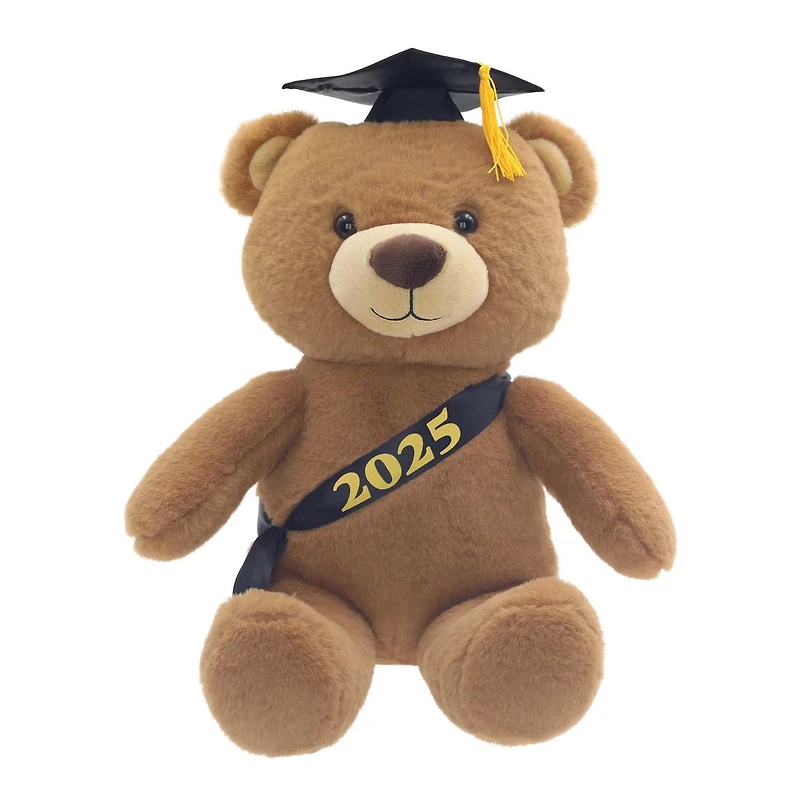 Peluche ours en peluche marron de 12 po pour remise des diplômes 2025