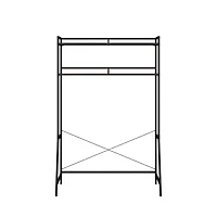 Rangement au-dessus du lit Baylor d’Ameriwood Home, noyer/noir