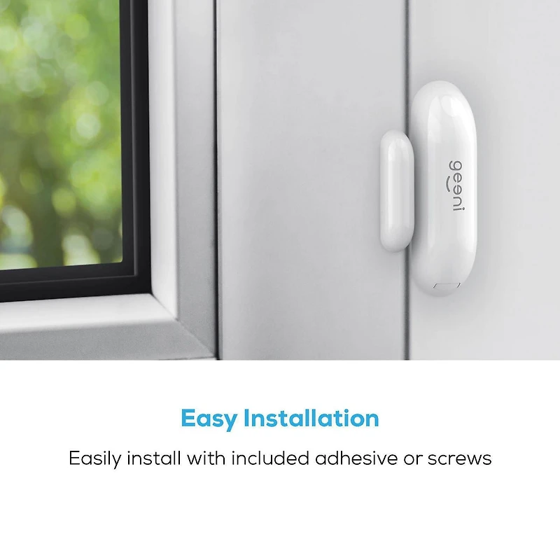 Merkury Innovations Capteurs de Porte et Fenetre Wi-Fi Intelligente - Emballage de 2