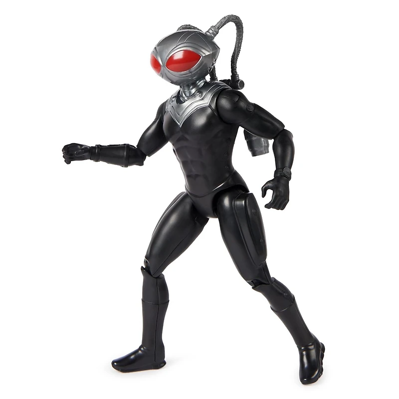 DC Comics, Aquaman, Figurine articulée Black Manta, 30 cm, modélisation minutieuse reproduisant les détails et le style du film, peut prendre différentes postures, jouets de super-héros à collectionne