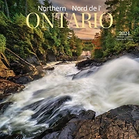 Wyman Publishing Le Nord de l'Ontario 2024 30.48x60.96 CM Mur Carré Calendrier, 9781525611575