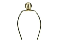 Monarch Specialties  Luminaire, 25"h, Lampe De Table, Béton Noir, Teinte Ivoire / Crème, Contemporain