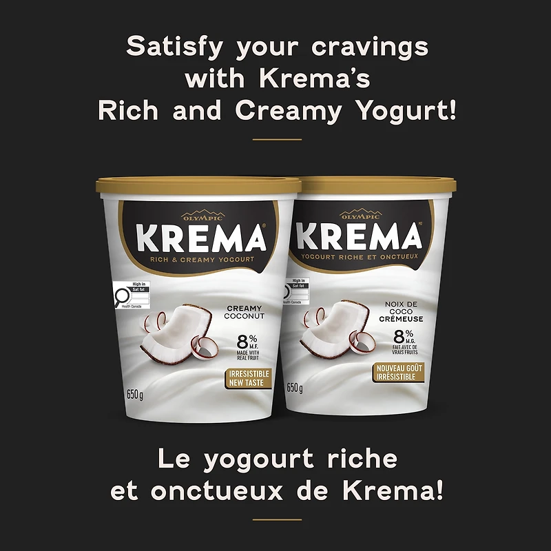Olympic Yogourt Krema à la noix de coco 8 % 650g