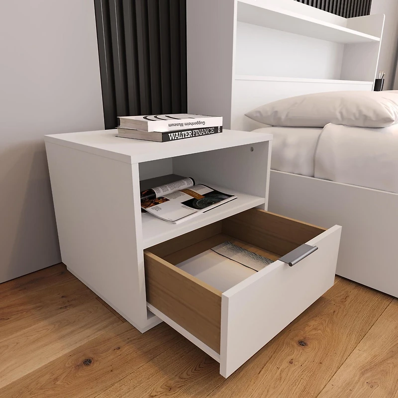 Nexera Hunter Nightstand with 1 Drawer
