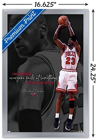 Michael Jordan - Can't Accept Not Trying Wall Poster, 22.375" x 34"
